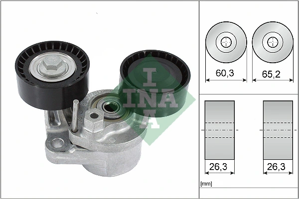 Belt Tensioner, V-ribbed belt